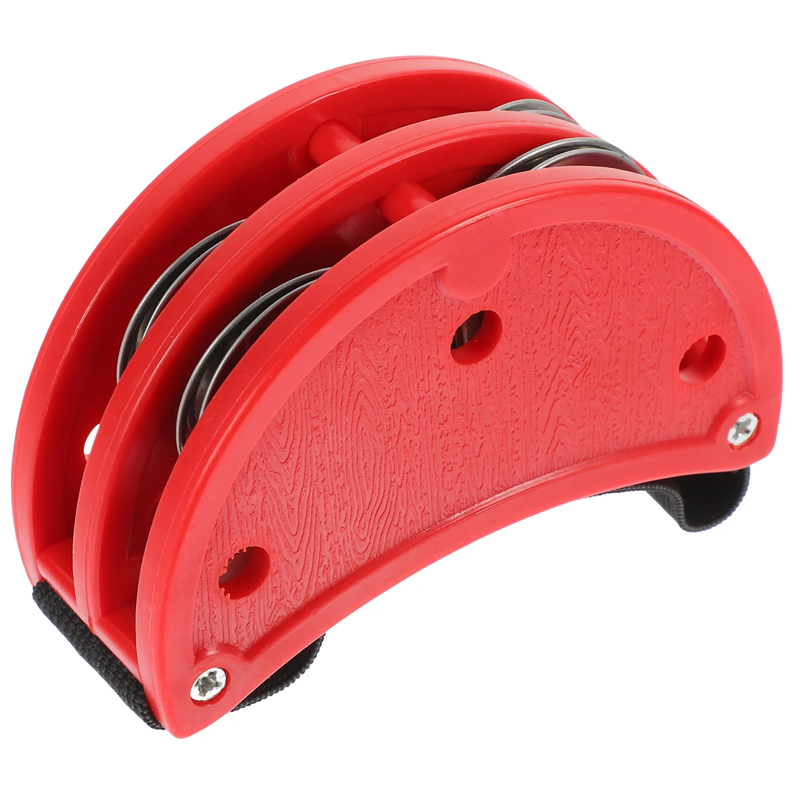 

Pedal Bell Foot Tambourine Childrens Guitar Unique Instruments Kids Orff Musical Guitars Prop Double Row Metal Toy