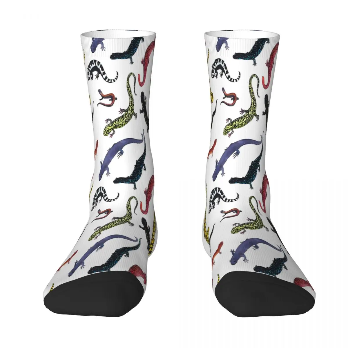 

Salamanders Sock Socks Men Women Polyester Stockings Customizable Funny