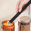 Electric Arc Ignition Windproof Pulse Flameless Plasma Ignition Candle Lighters USB Rechargeable Lighter Kitchen Outdoor BBQ 1