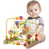 Montessori Maze Circles Around Beads Abacus Math Puzzle Early Learning Educational Wooden Toys For Children Kids 4