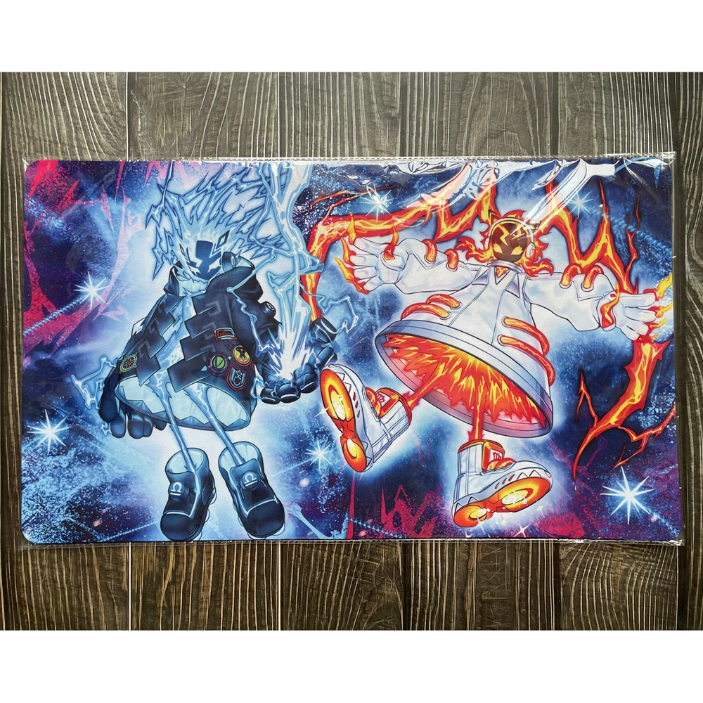 

Yugioh Playmat Spright Blue Red YGO Mat Cardmat CardPad MTG KMC TCG Cardzone MAT-29