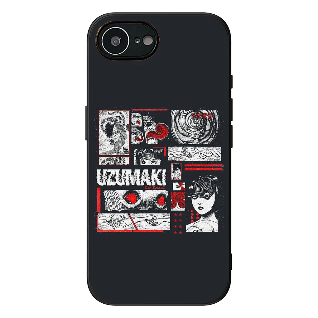 Junji Ito Collection Flexible Phone Cover - Artistic Design Protective Case
