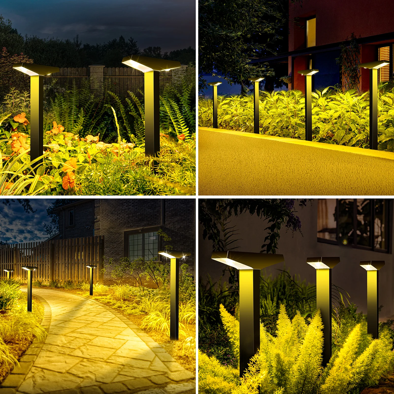 Solar-Powered Garden Lights