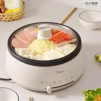 Electric Cooker Multi-function Removable and Washable Electric Hot Pot Large Capacity Separable Non Stick Electric Cooker 1