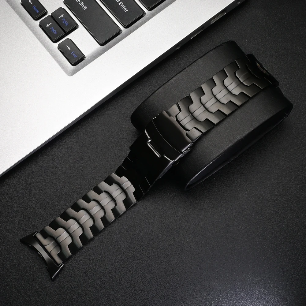 Luxury Stainless Steel Watch Strap - Premium Metal Band