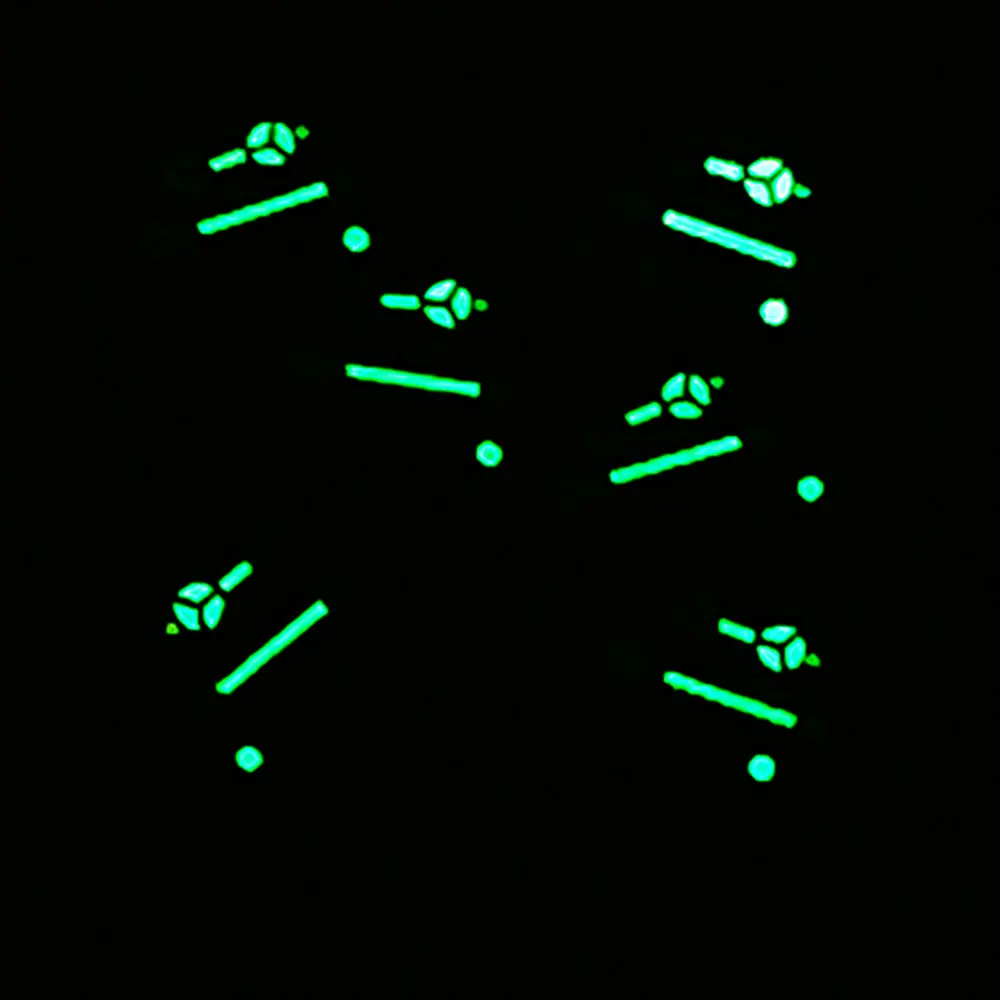 Watch Hand For NH36 Movement NH35 7.75*12*12.5 Green Luminous Second Silver Diving Yacht Watches Accessories