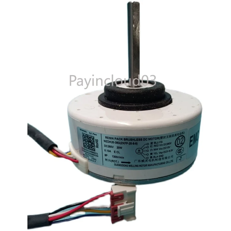 

WZDK20-38G-1 Air Conditioner DC Motor WZDK20-38G(ZKFP-20-8-6)