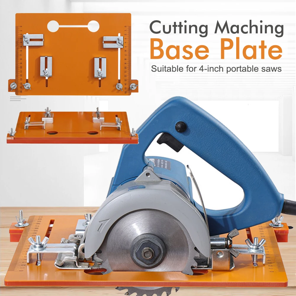 Upgrade Cutting Machine Special Bottom Plate Trimming Machine Accessories Adjustable Cutting Machine Guide Plate of Workbench