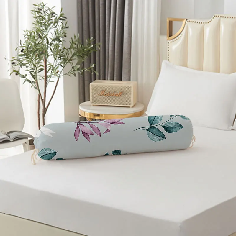 1PC 106X35CM Cylindrical Pillow Case Long Pillow Cover Comfortable Pillow Case Neck Bolster Headrest Cushion Cover Home Decor 3