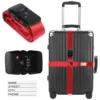 Anti-theft Luggage Belt Protect Suitcase Cross Strap TSA Custom Lock Adjustab Bundle Pack Baggage Belt for 20-32in Luggage Strap 1