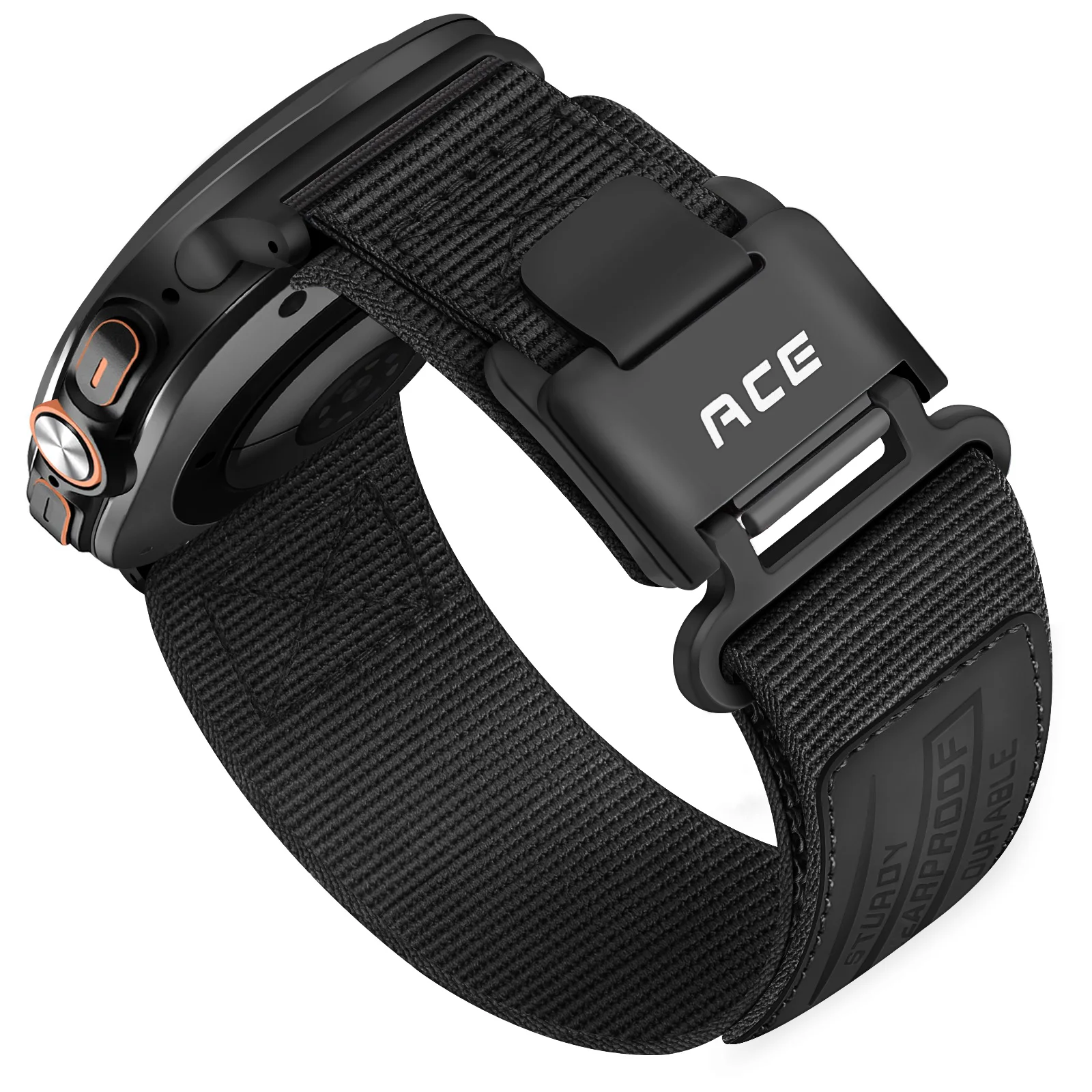 سوار نايلون رياضي مغناطيسي لساعة Samsung Galaxy Wa...