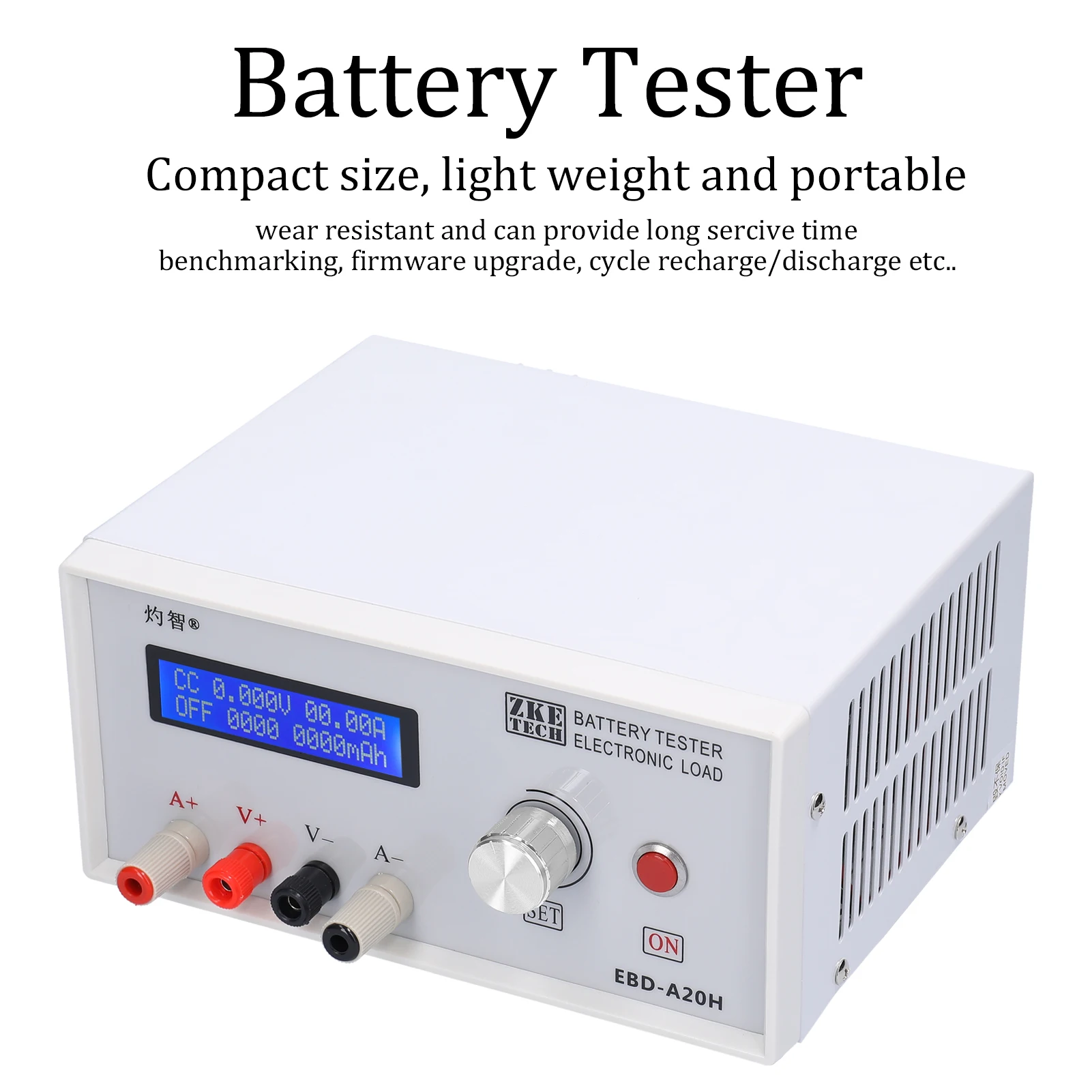 EBD-A20H Battery Tester 30V 20A 200W Multifunction Direct Current Electronic Load  Discharger Support PC Online Software Control 6
