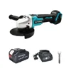 125mm M14 Brushless Angle Grinder Electric Cordless Cutting Machine Grinding Woodworking Power Tool For Makita 18V Battery 2