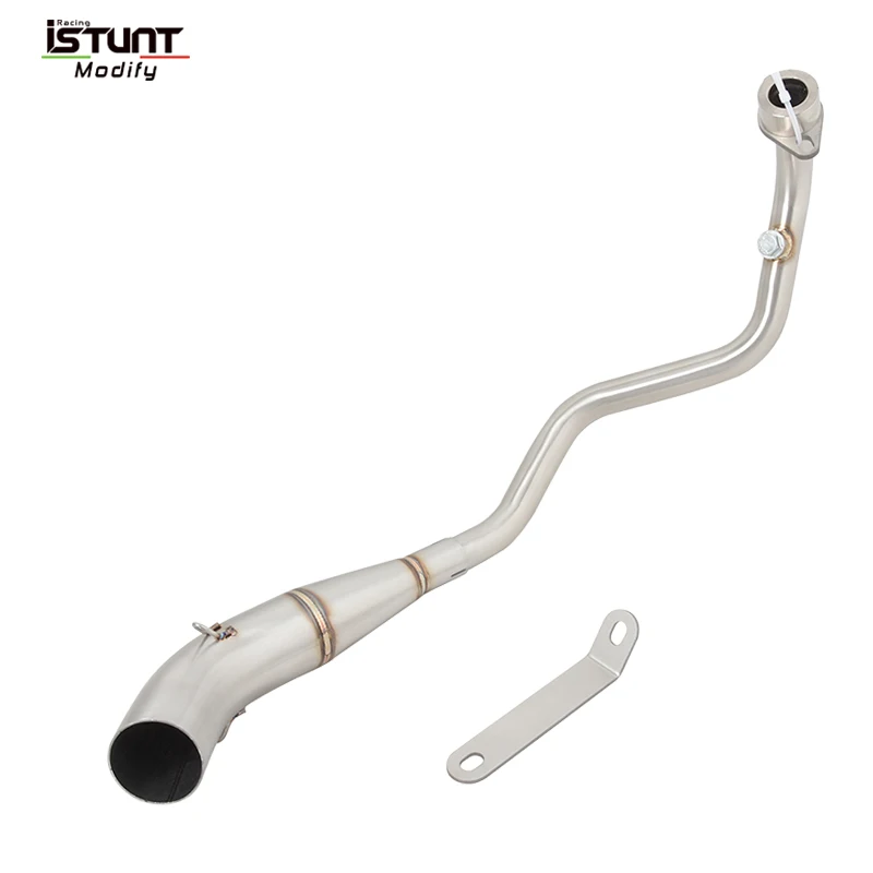Slip On For Honda CB150R CB 150 R 2017-2022 Motorcycle Exhaust Muffler Escape Moto Modified Stainless Steel Front Mid Link Pipe - Image 4