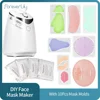 DIY Mini Face Mask Maker Automatic Vegetable Natural Collagen Fruit Face Mask Machine Skin Care Brush wtih 10Pcs Mask Molds 1