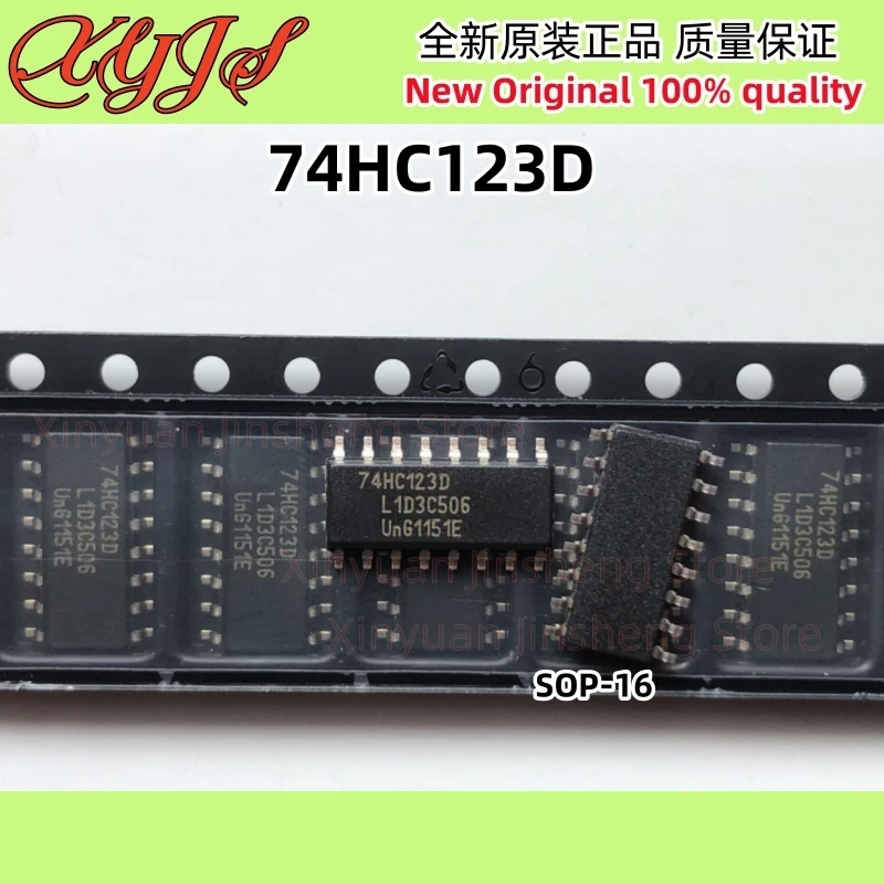 10 개/몫 74HC123D 74HC138D 74HC139D 74HC151D 74HC153D 74HC157D 74HC161D 74HC163D 74HC165D SOP-16 칩 오리지널 새로운 100% 품질