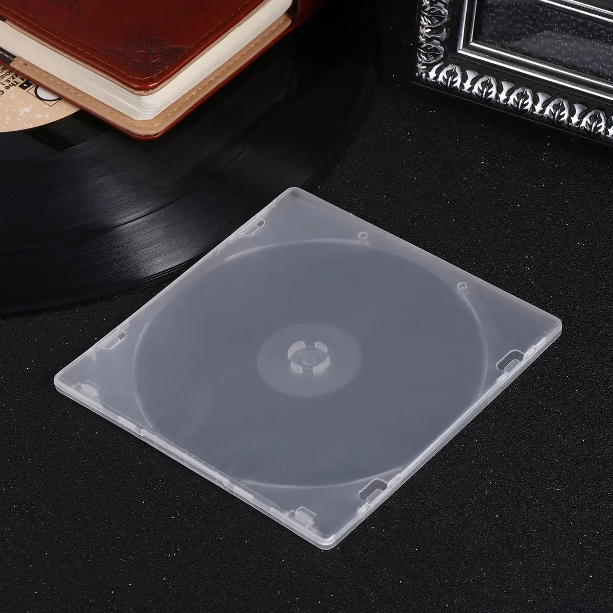 CD DVD Storage Case 12pcs Transparent Plastic DVD Case
