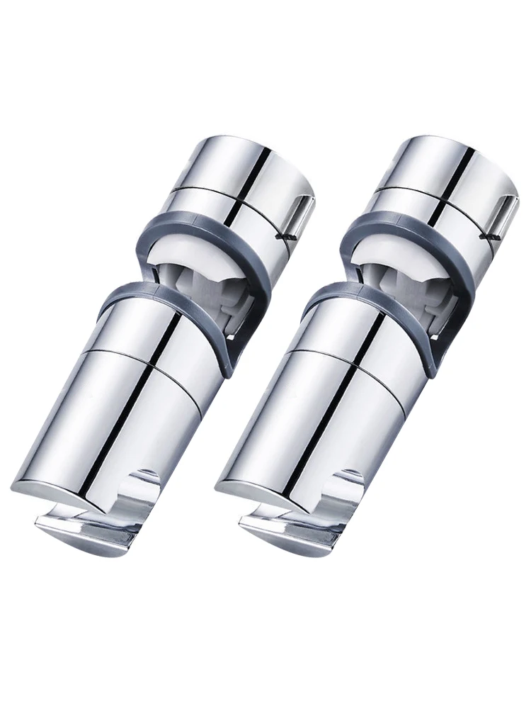 Description Picture 6 of item2pcs No Drilling Rustproof Universal Home Hotel For Slide Bar 360 Rotation Decorative Shower Head Holder Bathroom Replacement