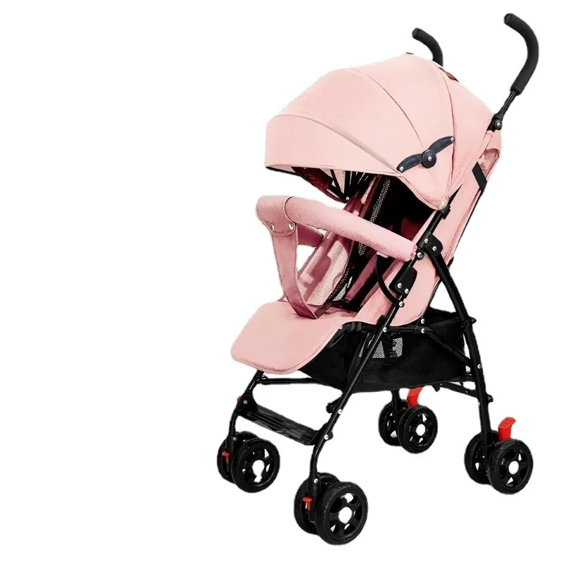 

The baby stroller can be used to lie down, the baby can be easily folded, and the parachute can be easily strolled.