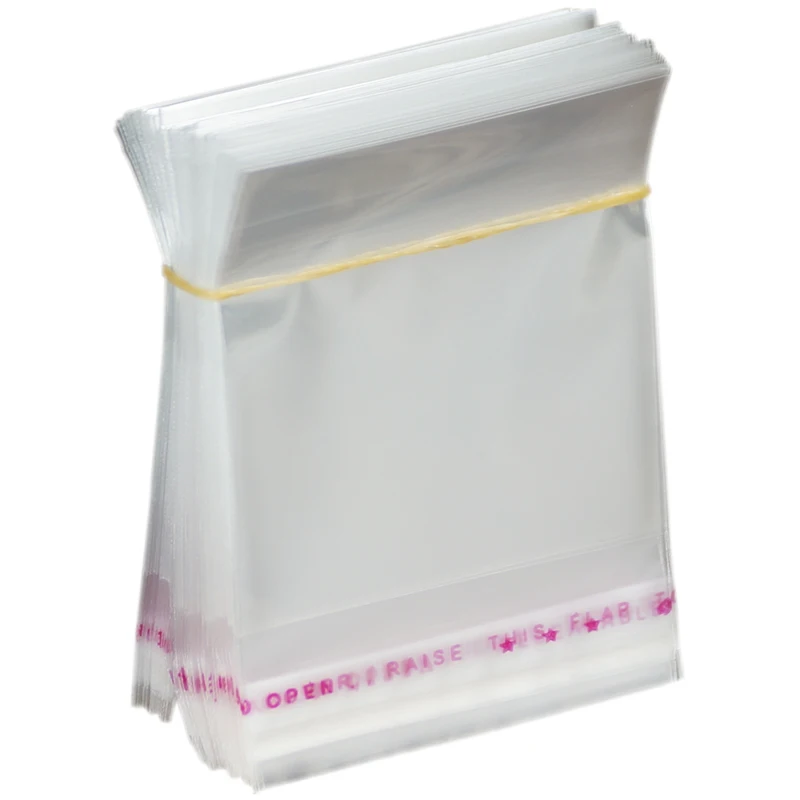 1000pcs 4*6cm Small Clear Opp Packing Bags Packaging Self Adhesive Bags Plastic Jewelry Gift Bag Size storage bag storage box