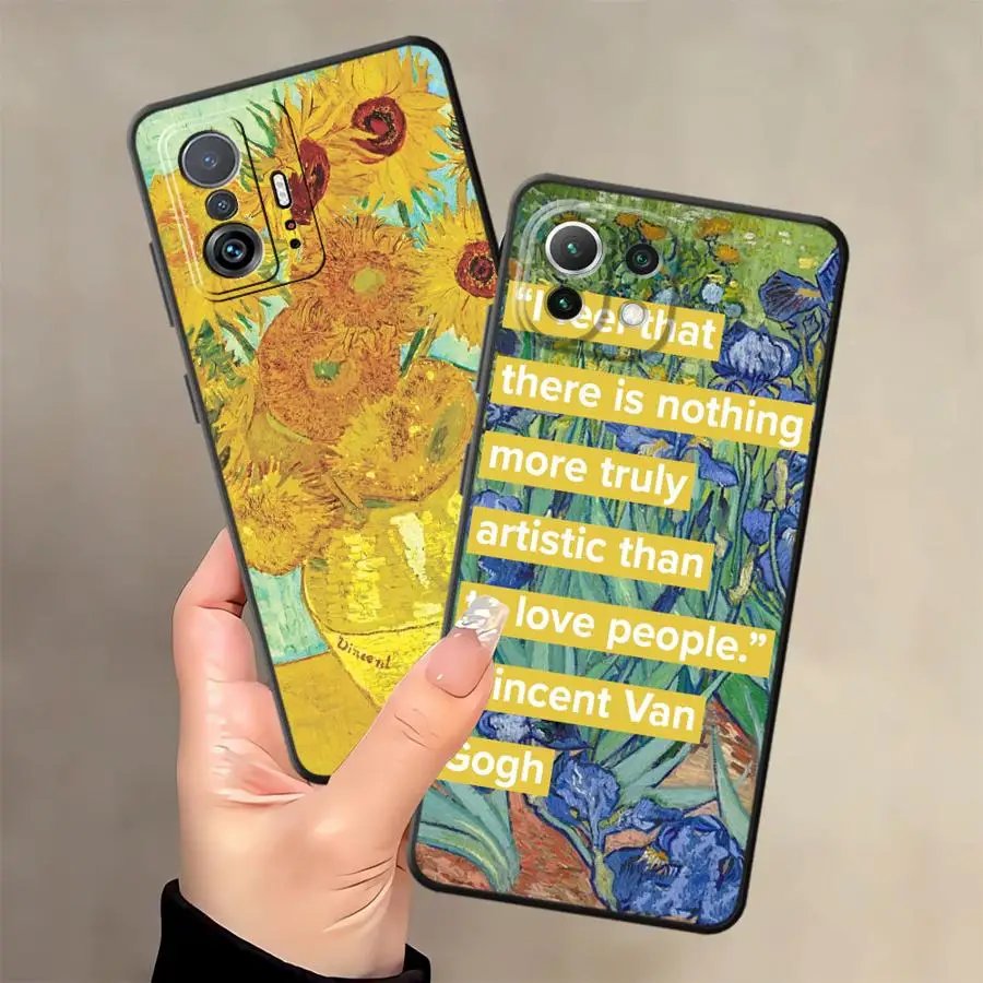 Van Gogh Sunflowers Art Phone Cover Case