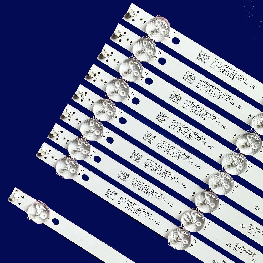 LED Backlight For Le49f1761 K490WD7 A1 4708-K49WD7-A1213K21 4708-K49WD7-A1213K11 49PUF6031/T3 49PFF5455/T3 49PFF5250 LE49K51S