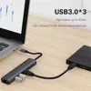 MZX 6 in 1 Docking Station 1000Mbps RJ45 Ethernet USB 3.0 Hub Type C 4K HDMI-Compatible 3 0 Concentrator Adapter Splitter Dock 5