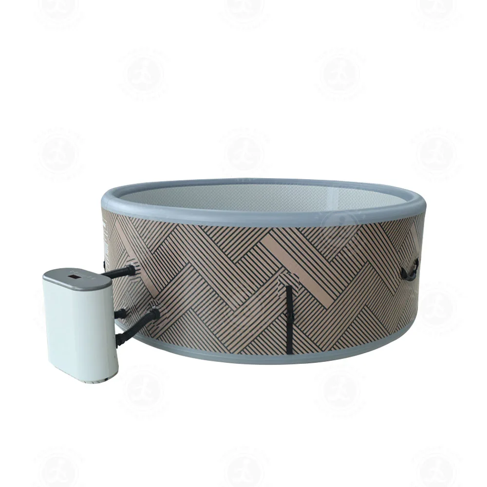 New Design Inflatable Hot Spa Tub Portable Outdoor Garden Whirlpool Spa Tubs Indoor Electric Jaccuzi Bubble Bathtub