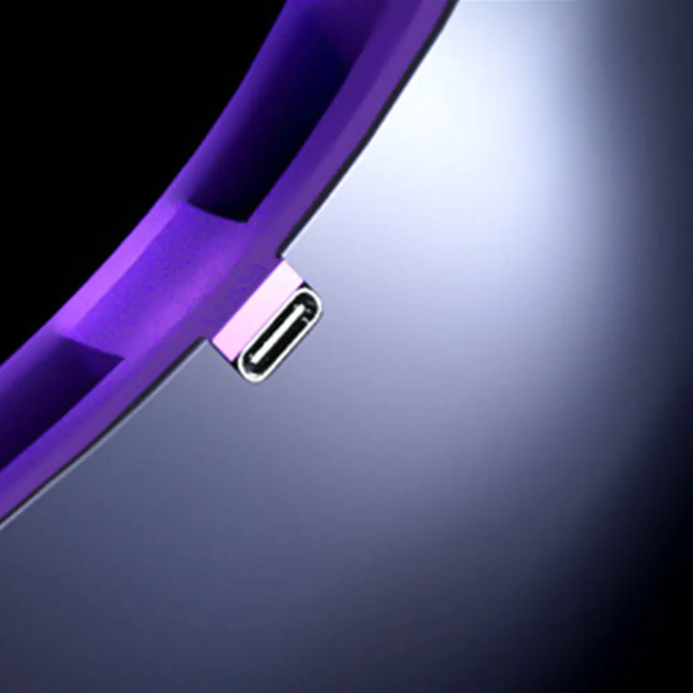 Wall-Mounted Desk Fan Rechargeable Desktop Fan Digital Display 100 Speeds for Home Office Kitchen Travel Camping