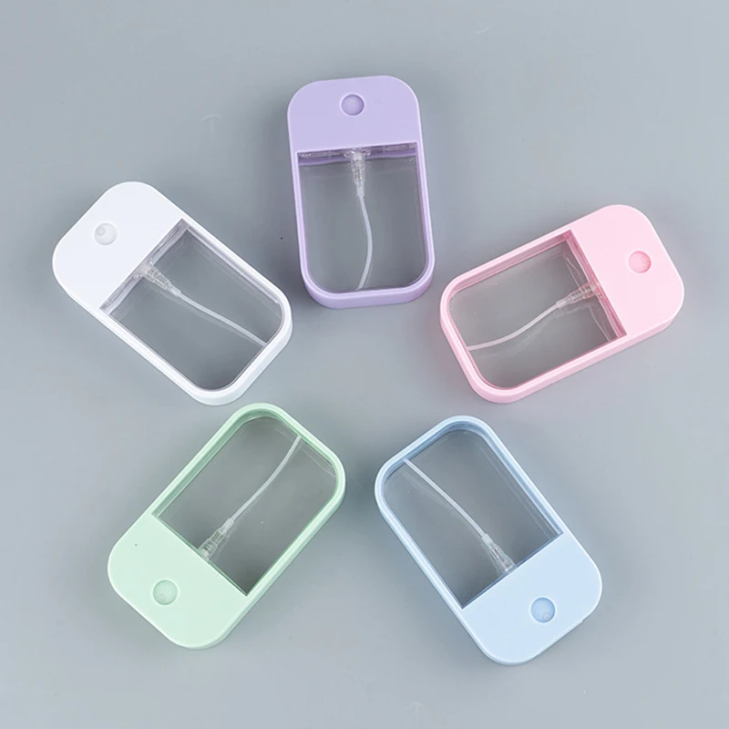 Spray Bottle,Refillable Bottle,Refillable Plastic Bottles 45ml Portable Mini Refillable Fragrance Hand Sanitizer Alcohol Bottle With Spray Fragrance Pump Empty Cosmetic Container Travel