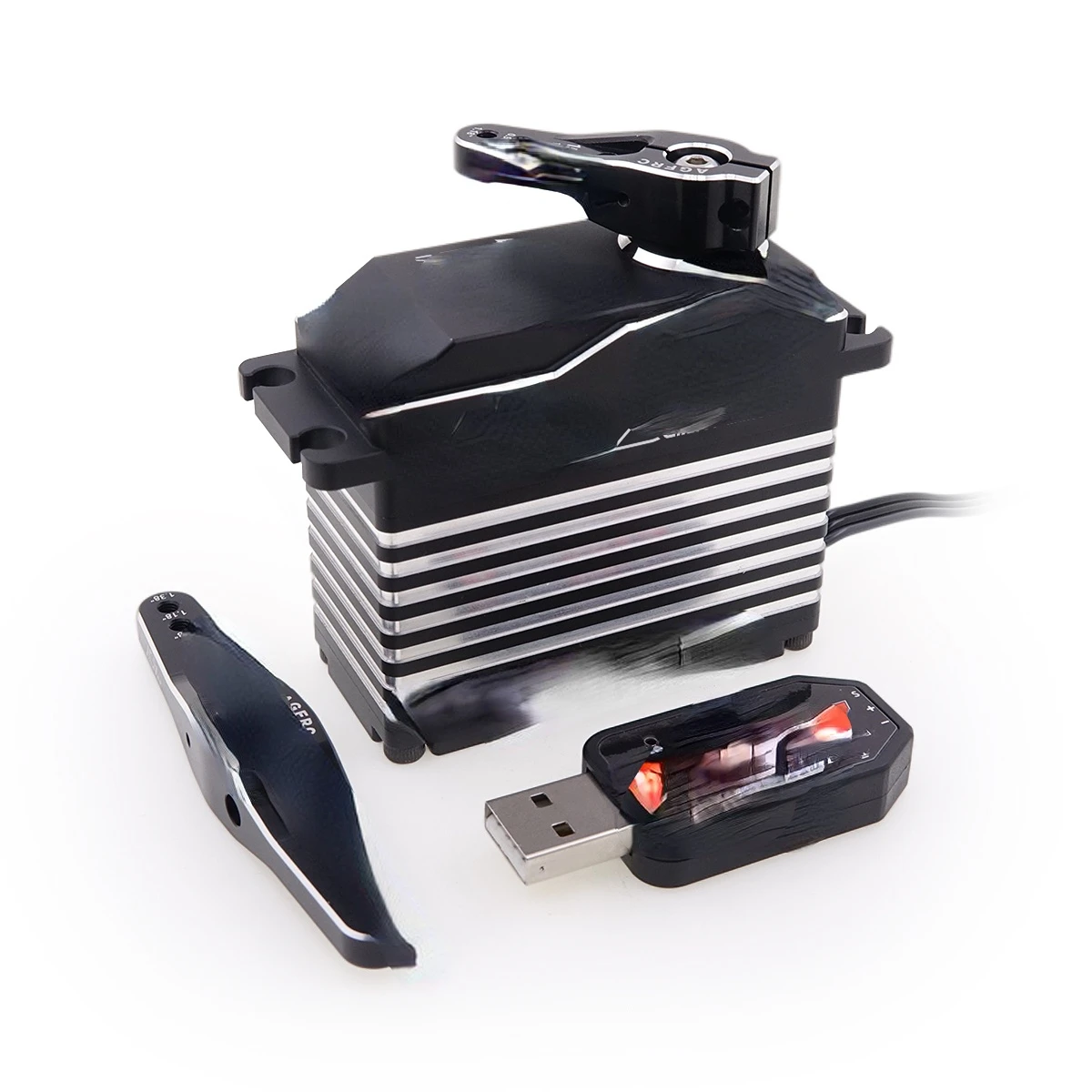 

100KG Steel Gear Digital Programmable WaterproofBrushless Servo For Rally Cars