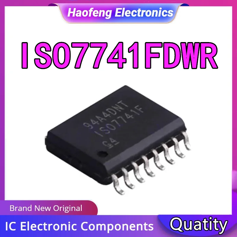 

New ISO7741 ISO7741FDWR isolator chip packaging patch SOIC-16 integrated circuit IC in stock