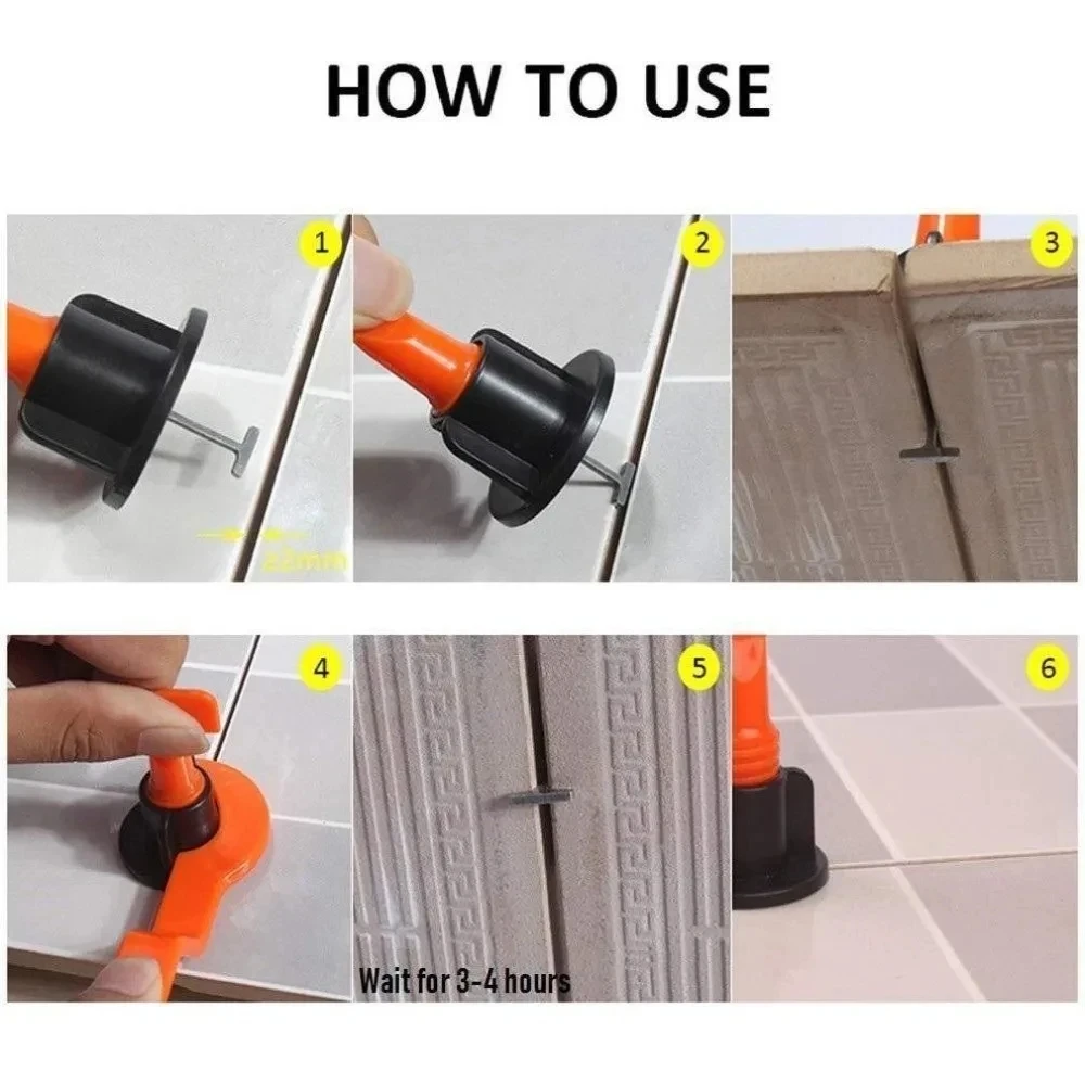Tile Leveling System Tile Spacers Wall Leveler Wedges Flooring Reusable 151Pcs/Set tile spacers,tile leveling tools,tile leveling clips