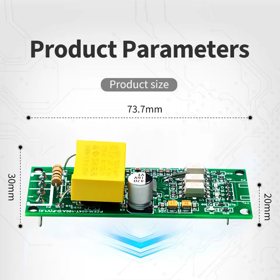 PZEM-004T 100A AC 80-260V Digital Voltmeter Ammeter Wattmeter Digital Multifunctional Test Pulse Communication TTL Serial Module image 5