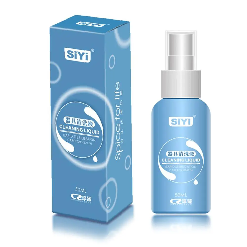 50ml Sex Toy Cleaner Spray Prevent Bacteria and Harmless，Safe Cleaning Spray Bottle and Sterilization for Sex Products