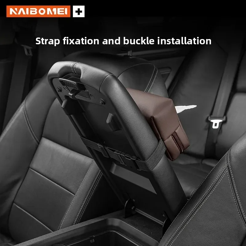 내구성 있는 자동차 시트 뒷좌석 티슈 홀더 (BYD Seal, Dolphin, Yuan Plus, Seal U, Frigate 07, Tang EV, Han EV, Song Pro 자동차 액세서리)