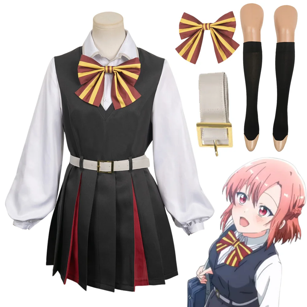 

Kino Himari Roleplay Costume Anime Sasayaku You Cosplay Ni Koi O Utau Disguise Costume Female Cosplay Dress Tie Halloween Suit