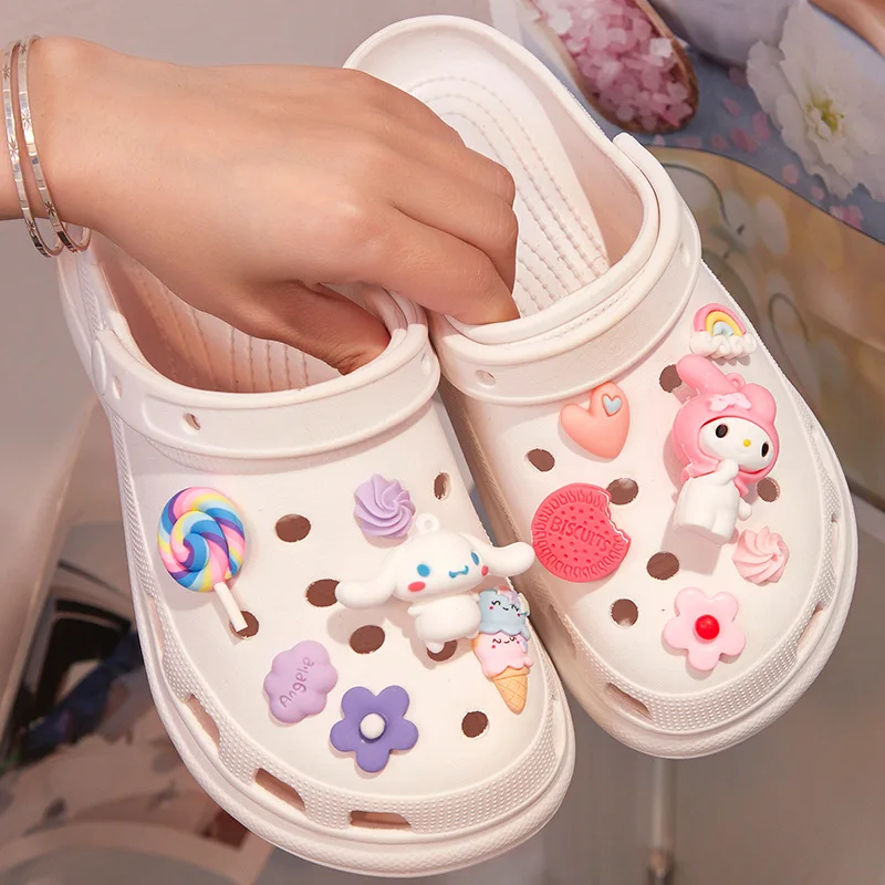 Charmes De Chaussures Décoratifs En PVC Pour Femmes Et Enfants - Lot De Plusieurs Motifs, Imperméable Et Facile à Utiliser