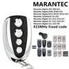 Clone Marantec Digital 302 433 Mhz D302 304 313 Comfort 220 Comfort 250 252 270 AZ021 64176 Garage Gate Remote Control Self-copy 2