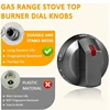 HOT！-5Packs DG64-00473B Stove Gas Range Knobs For Samsung Oven Knobs Replacements 5