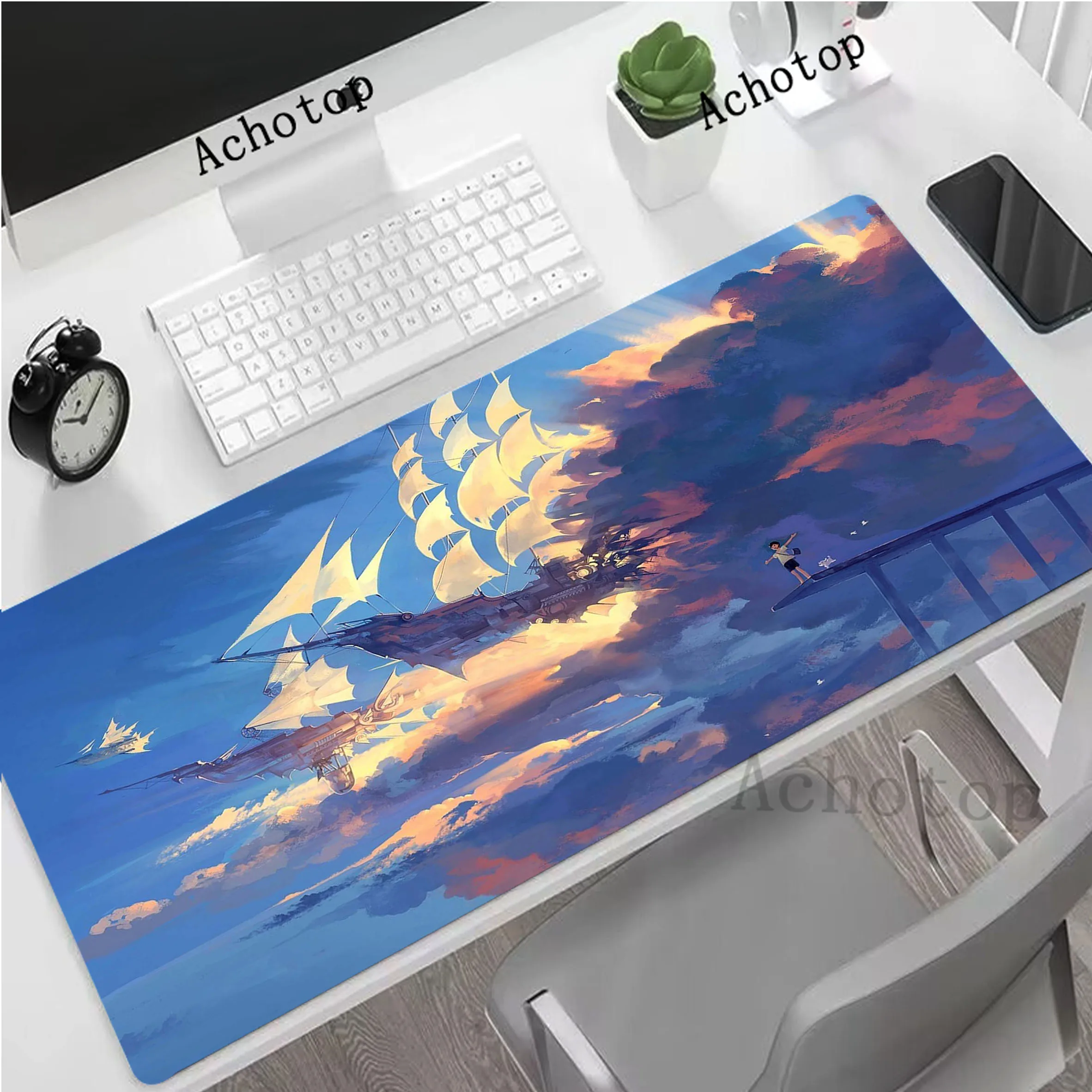 

Anime Scenery Gamer Mouse Pad HD Print Mousepads Locking Edge Soft Mouse Mat Gaming Mousepad Keyboard Pads Tapis De Souris