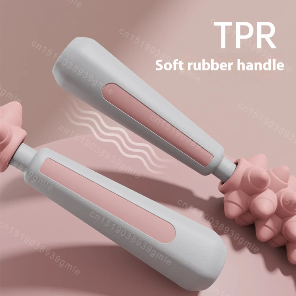 Yoga Massage Stick Yoga Fitness Wolf Teeth Muscles Massage Stick Calves Thighs Quadriceps Arm Forearm Relaxation Artifact Roller