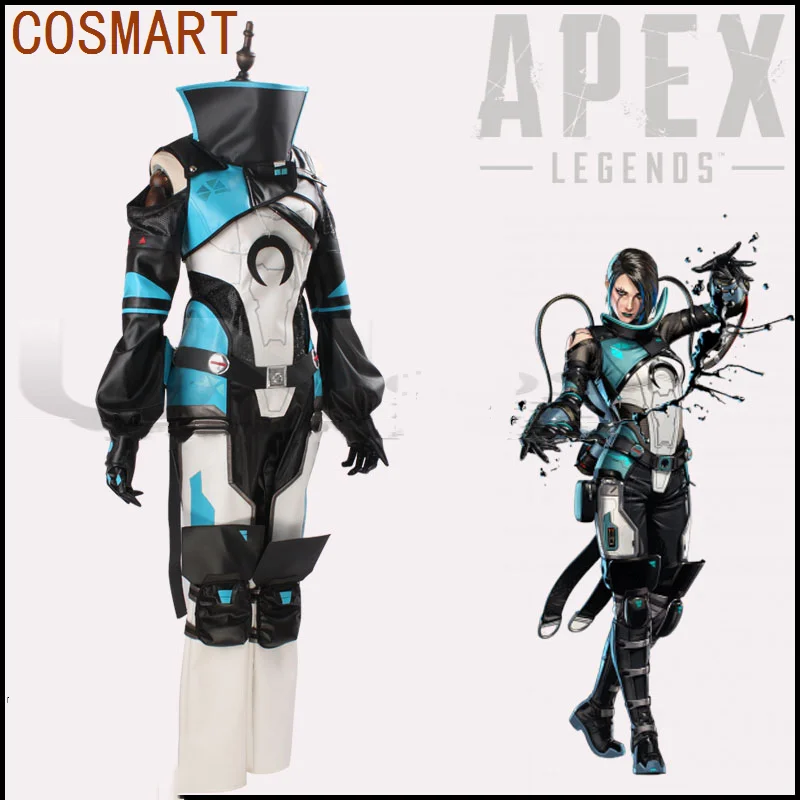 

Костюм для косплея COSMART из игры Apex Catalyst, униформа на Хэллоуин, Женский карнавальный костюм