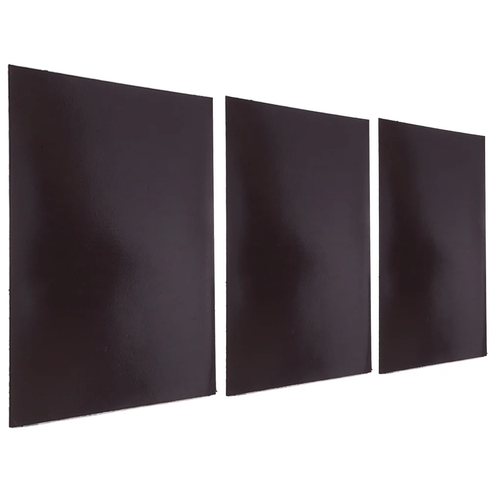 

3 Pcs Fridge Magnet Adhesive Peel Stick Magnets Supple Patches Refrigerator Magnetic DIY Rectangle