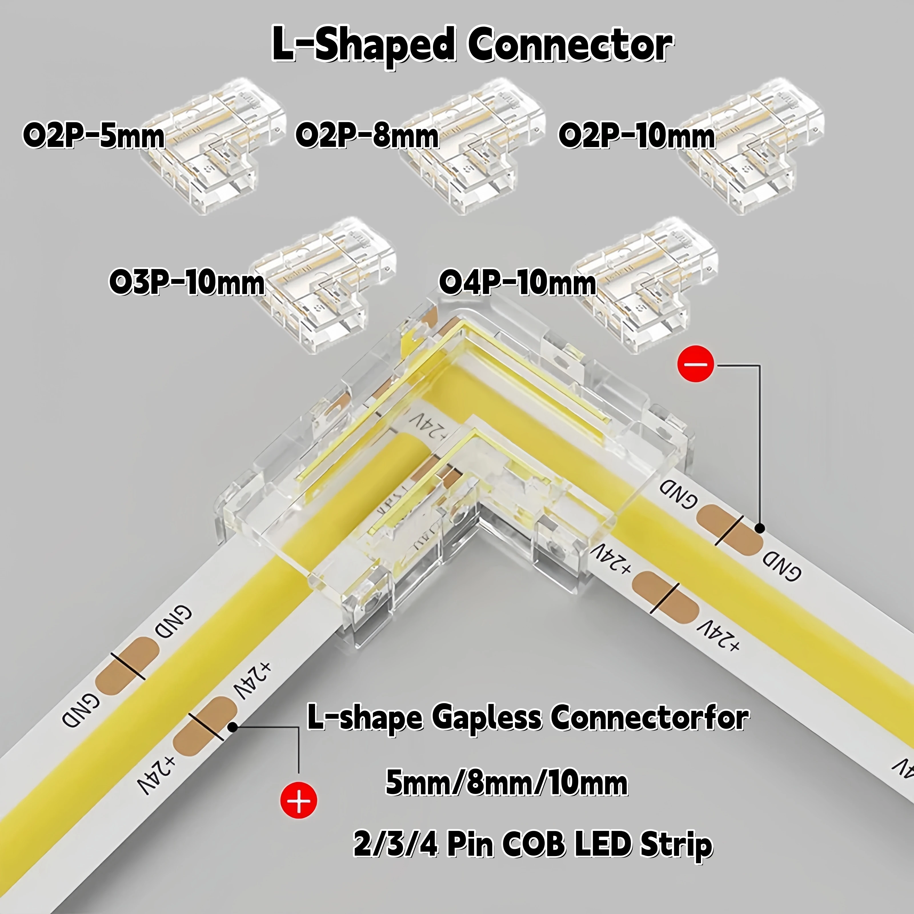 รูปสินค้า COB LED Connector สำหรับไฟสตริป