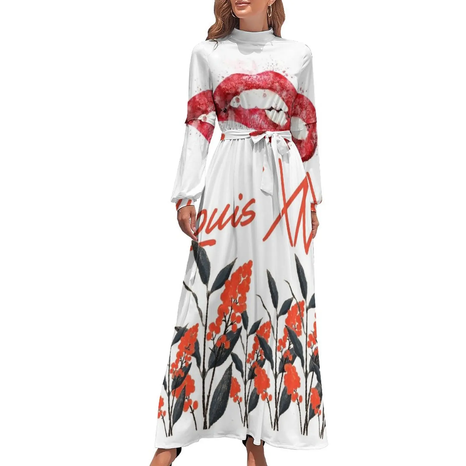 thumbnail image 1 of Vestido largo estilo Luis XIV Vestidos de fiesta para mujer Vestido holgado de verano Ropa de mujer Corea elegante, 1 of 5