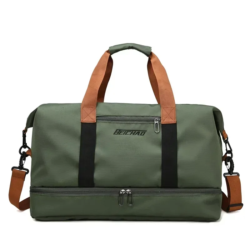 Women's Large-Capacity Gym and Travel Shoulder Bag with Wet-Dry Separation