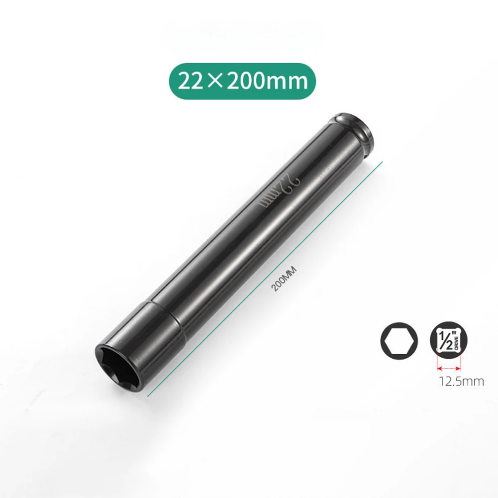 200 mm Innensechskantschlüssel mit tiefer Impacts, 1/2-Zoll-Antriebsadapter, Überlänge, Innensechskantschlüssel für elektrische Impacks, Spezialwerkzeug – Detail 21