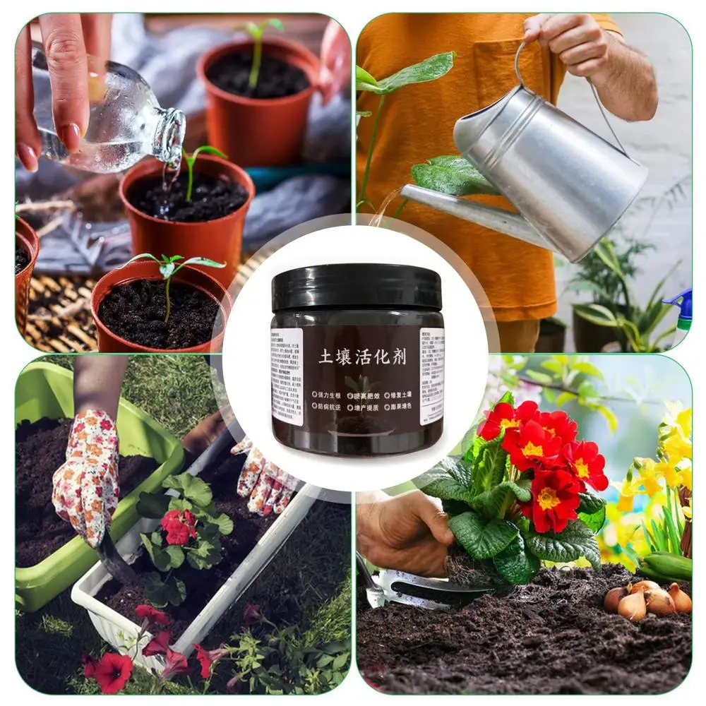 Description Picture 3 of itemOrganic Soil Plant Flower Fertilizer Soil Activated Treasure Water Soluble All Purpose Soil Softener Root Growth Stimulant