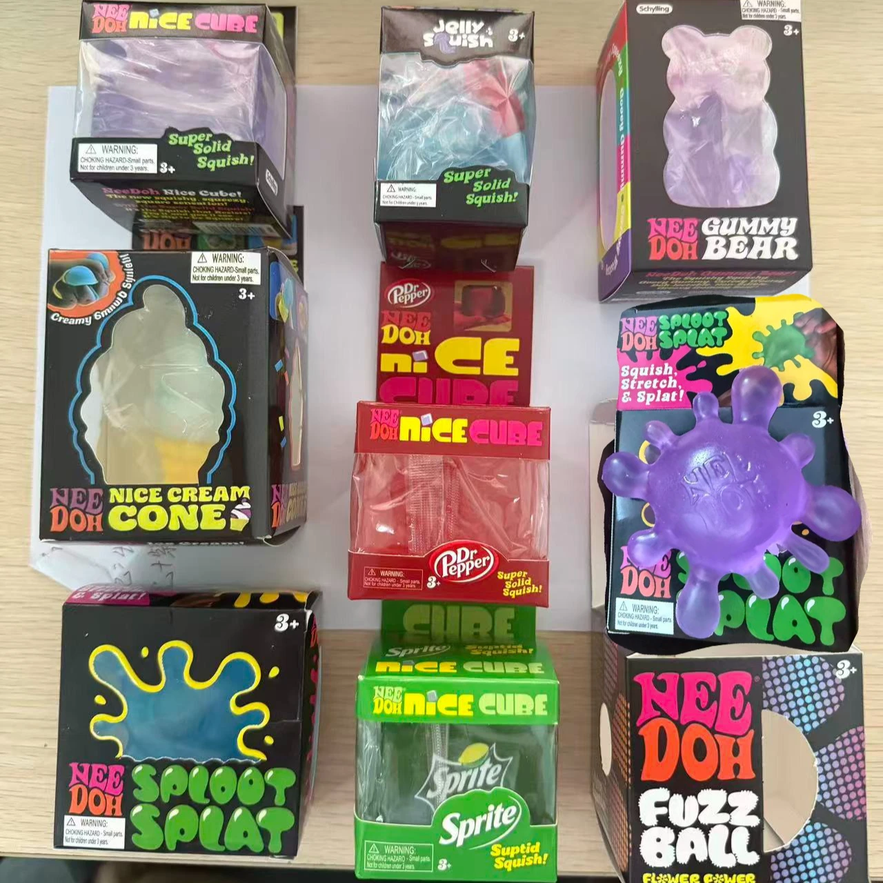 Blind Box Bag Schylling Needoh Nice Sensory Toy Pinch And Cube Squeezable Fidget Pressure Reducing Limi_voghion.com